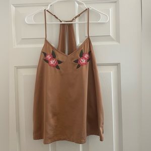 Women’s Champagne Strappy Blouse